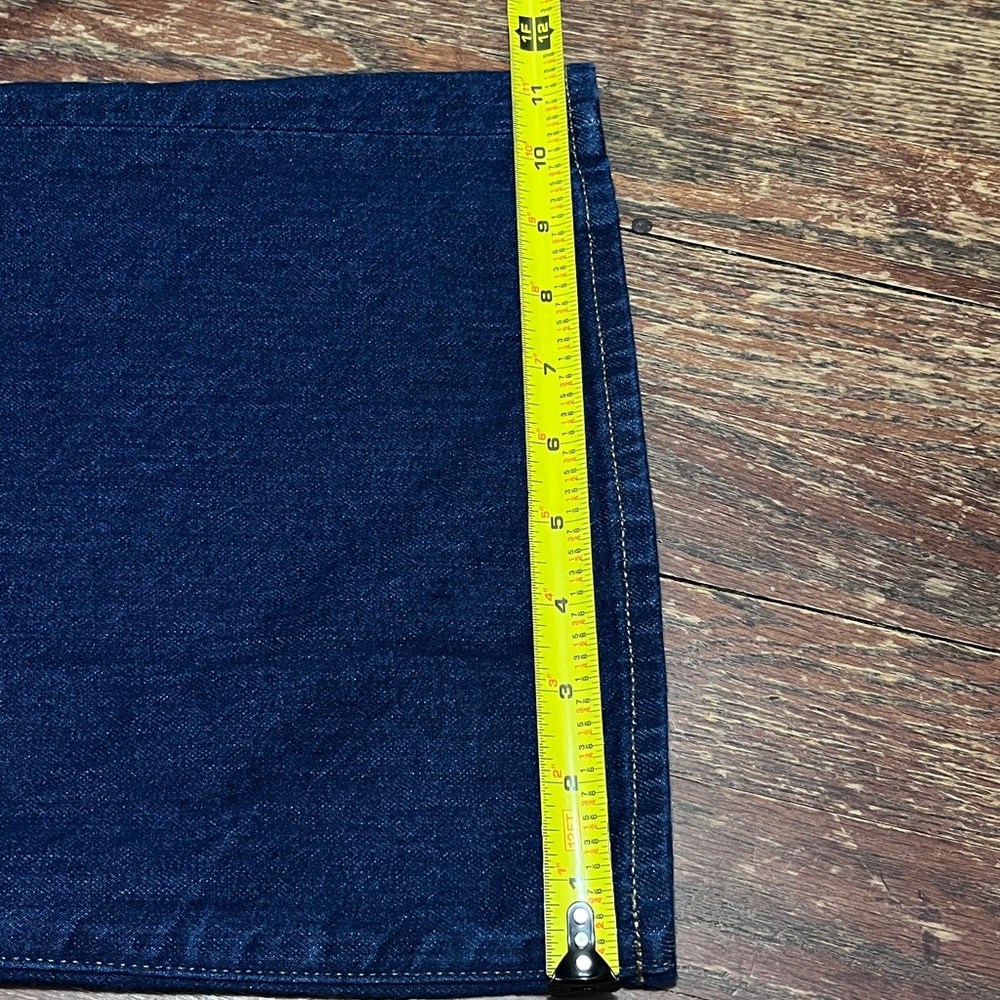 J. Crew Dark Blue Denim Trouser Jeans semi-stretch High Rise - Picture 5 of 10
